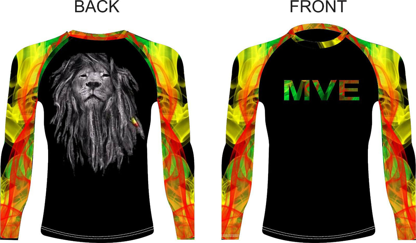 Rasta rash guard