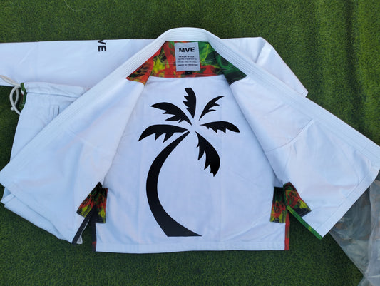 ultra light white rasta Jiu-Jitsu Gi